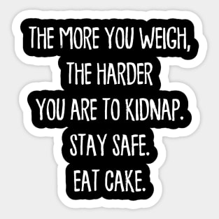 Eat Cake Sticker